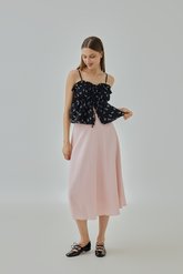 Samantha A-line Midi Skirt